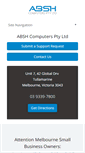 Mobile Screenshot of absh.com.au