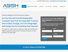 Tablet Screenshot of absh.com.au